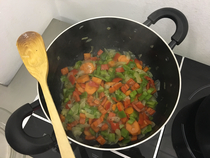 Arròs caldós amb verdures 