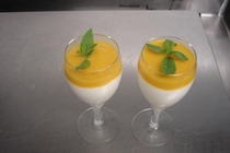 Crema de mascarpone amb mango